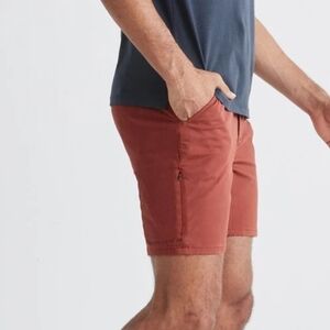 DU/ER Shorts Slim Fit Red Pink Size 29